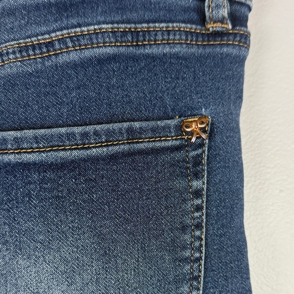 Nanette Lepore Blue Belle High Rise Skinny Jeans Size 16 - Picture 9 of 11